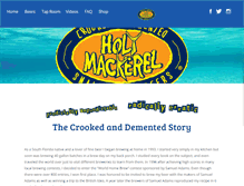 Tablet Screenshot of holymackerelbeers.com